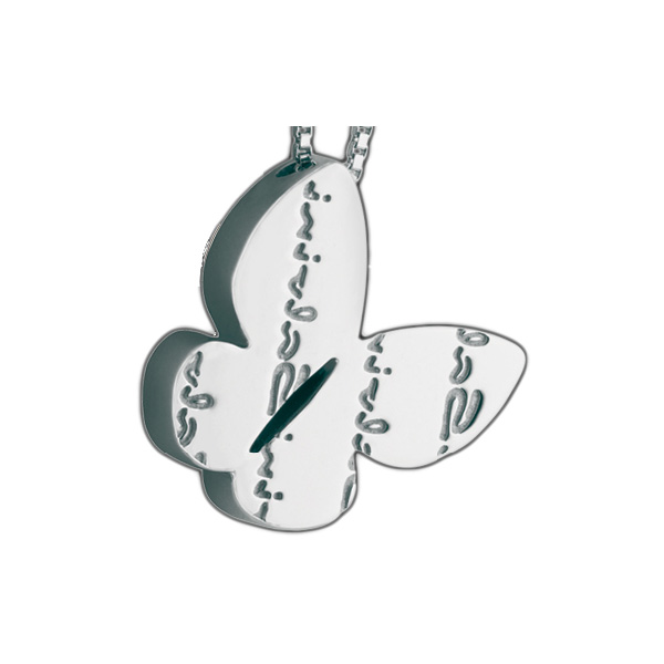 Collana Girocollo Farfalla Boho In Pelle Scamosciata Nera – Pendente Argento, Gioiello Donna E Ragazza - 2