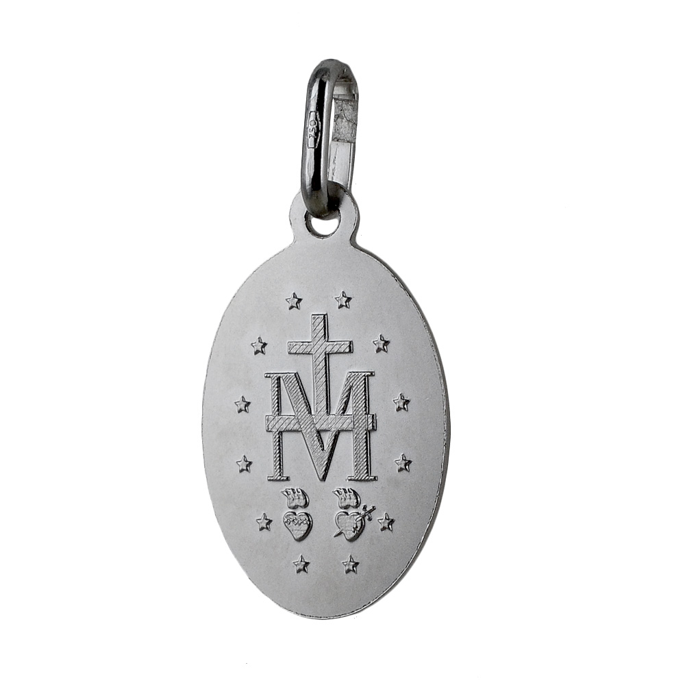 Rosario in argento con cuore miracoloso - Eleganza e devozione