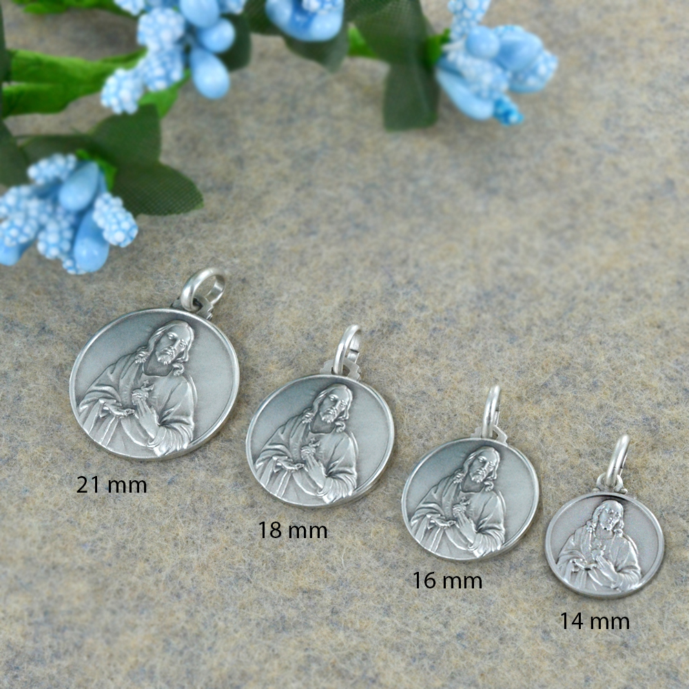 Medaglia Scapolare Del Carmelo In Argento 925 - Madonna Del Carmine, Made In Italy - Foto 10