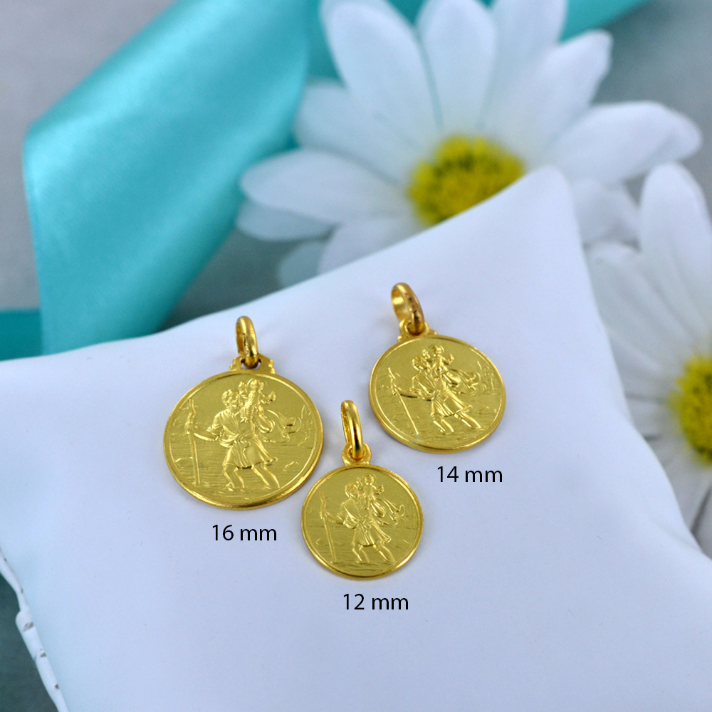 Reclaimed Vintage - Collana Unisex Color Oro Con San Cristoforo - Foto 4