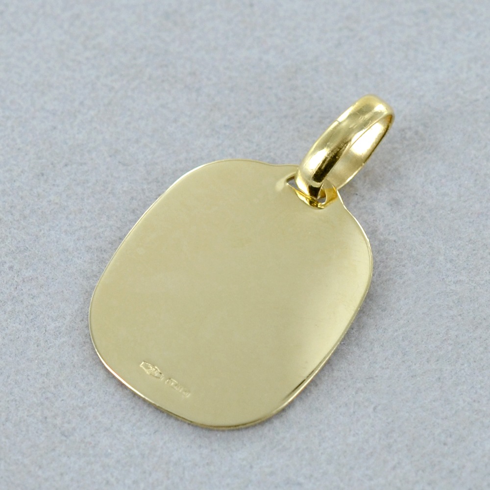 Medaglia Religiosa Cristo Di Orihuela "Il Nonno" - Argento Sterling Placcato Oro 18kt, 25 Mm - 2
