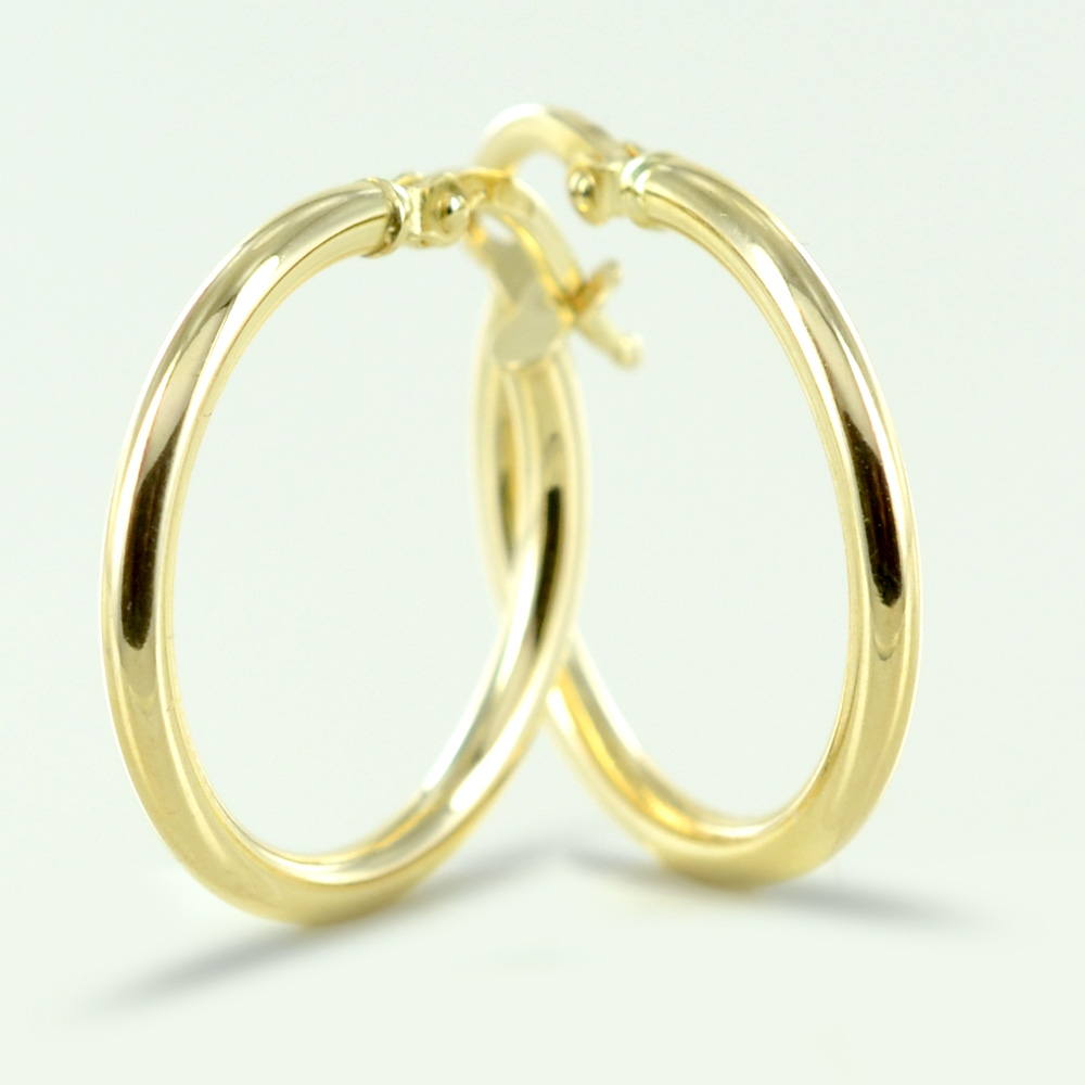 Orecchini A Cerchio Intrecciato Collezione Hula Hoop In Argento Giallo 925 - LUXURY MILANO - Luxury Zone - Foto 11