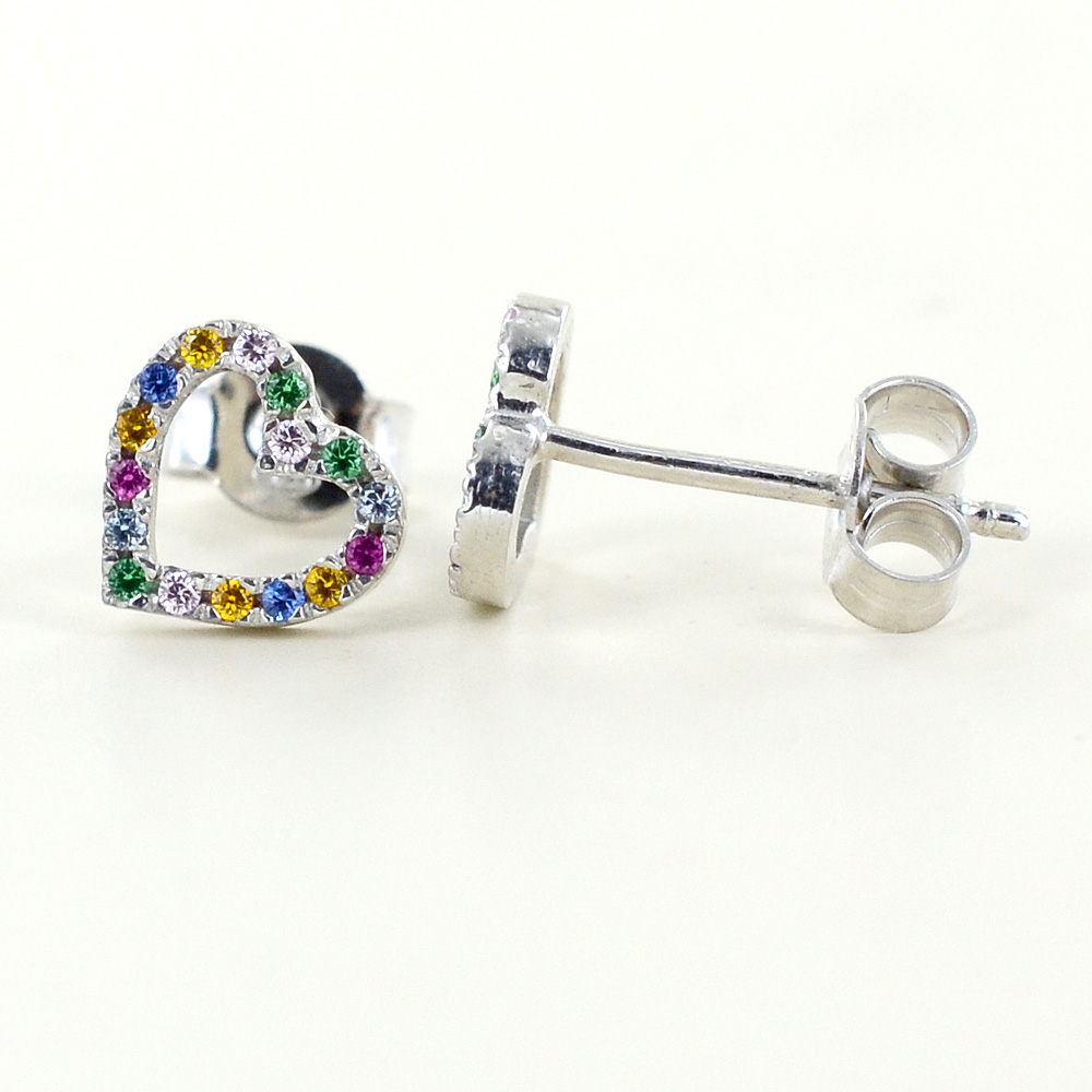 Orecchini in argento Sterling 925 con ago in cristallo