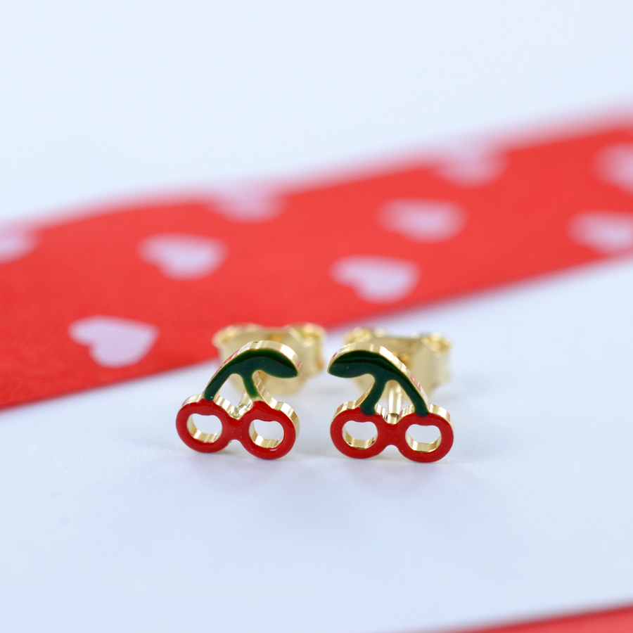 Orecchini in oro Sterling per bambina o donna, modello