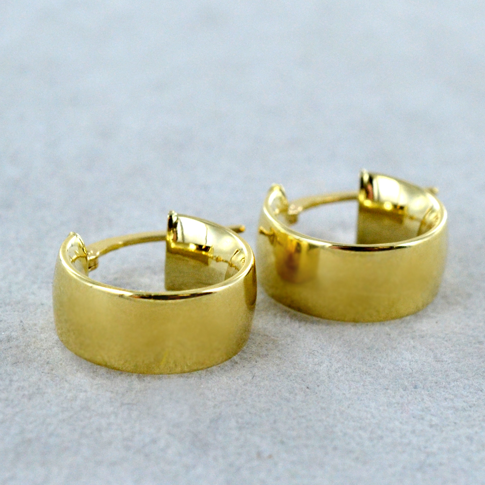 Orecchini Uomo Cerchio Orecchini Da Uomo In Oro Giallo Acquisti