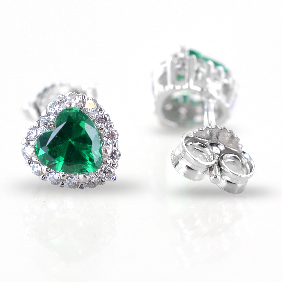 TALISMAN JEWELRY Orecchini A Fiore Di Giglio In Argento Con Zirconi Bianchi - Modello FL-0811 - 4