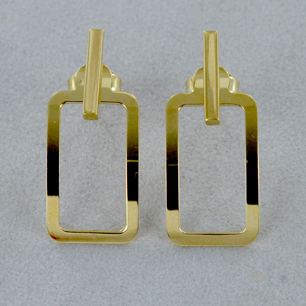Boucles D'oreilles En Or - Bijouterie Italienne - Modèle 74 - Neuf Avec étiquettes Et écrin
