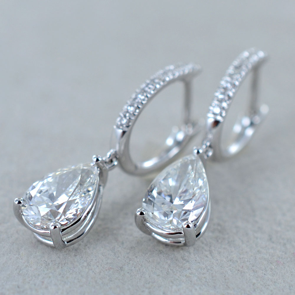 Amor - Orecchini a goccia argento sterling zirconia_cubica Donna, Argento, onesize - 2028524