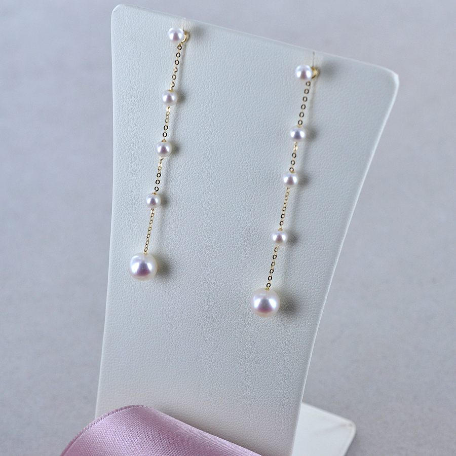 Orecchini Perle Acqua Dolce - Freshwater 7.50 - 8.00 Mm Yoshiko 155240 - Foto 10