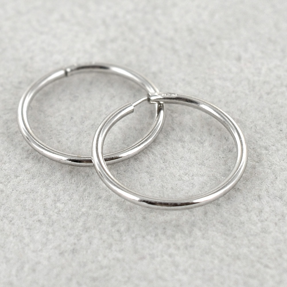 Orecchino Creola Cerchio Da Uomo In Argento Sterling 925, Stile - Foto 6