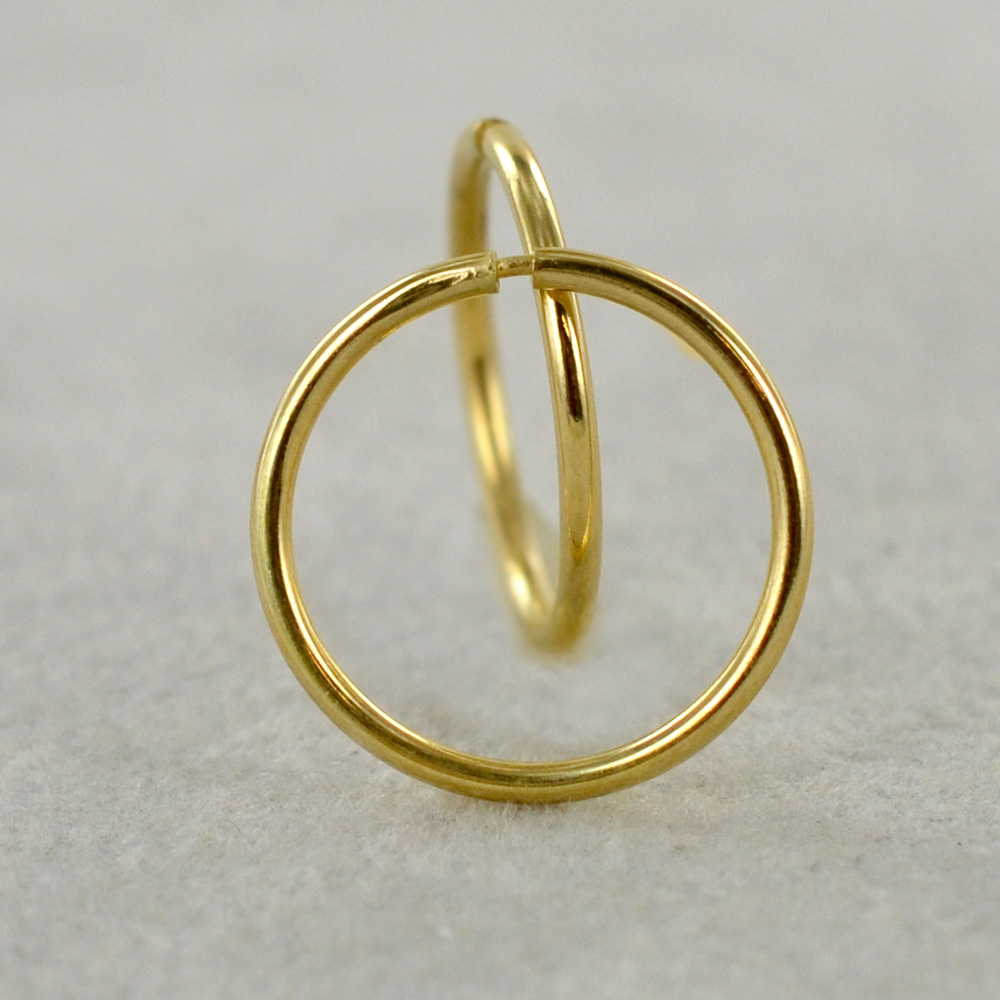 Orecchini A Cerchio Con Doppio Giro Di Zirconi Bianchi Chiusura A Scattino Placcati Oro Bianco In Argento 925 - Foto 6