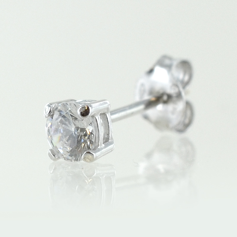 Orecchini Swarovski Donna Orecchini Punto Luce In Argento Rodiato