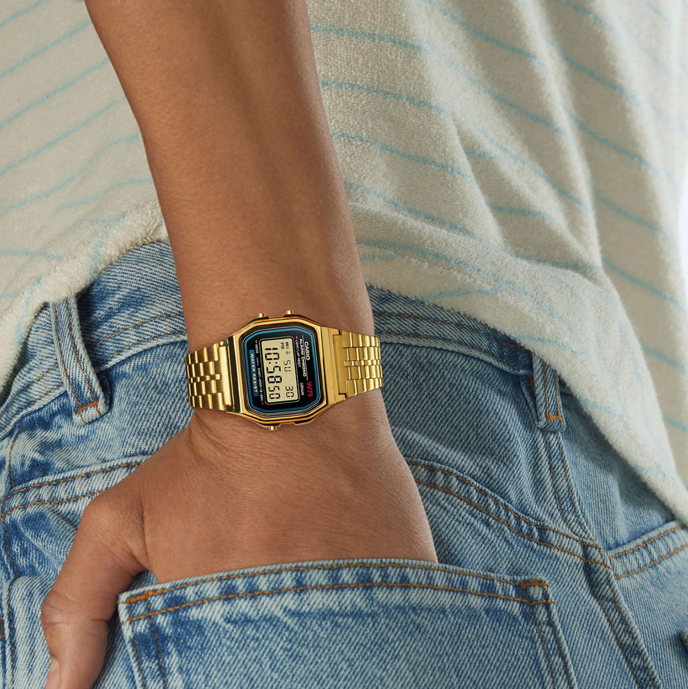 Casio cassa hotsell acciaio