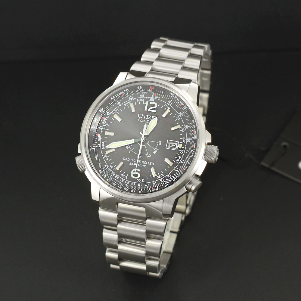 Orologio Citizen Pilot Titanio Radiocontrollato AS2031 57E Gioielloro La