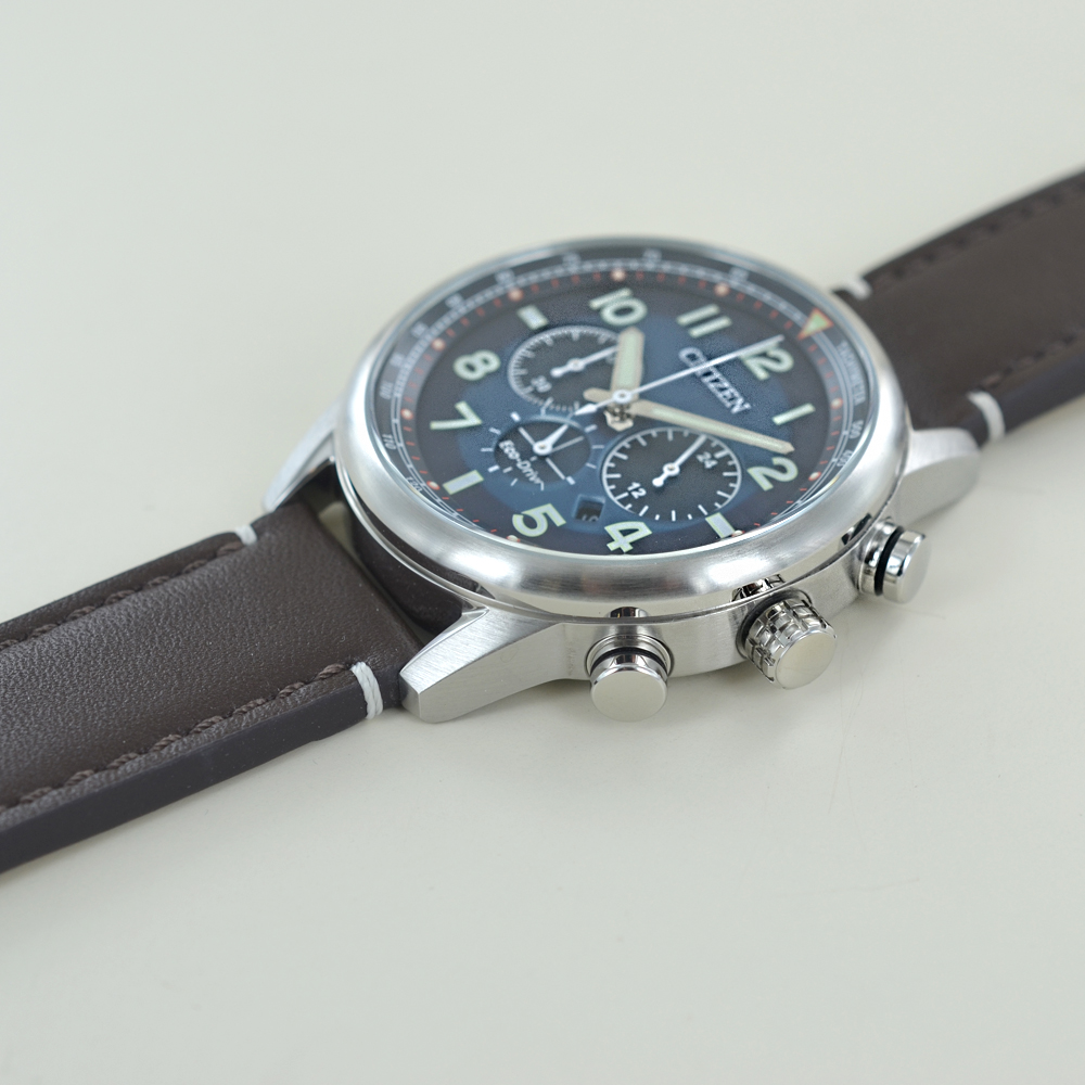 Orologio Cronografo Citizen da uomo blu e marrone CA4420-13L |  Gioielloro.it -