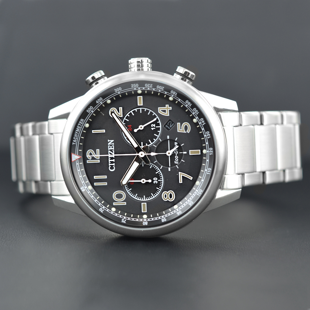 Orologio Da Uomo in acciaio Citizen Eco Drive Crono CA4420-81E |  Gioielloro.it