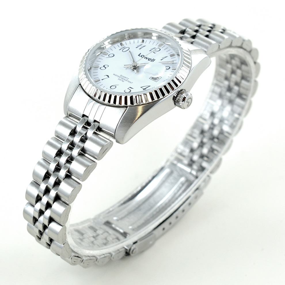 Orologio Donna Lowell Lady Bianco Data | Gioielloro.it - La tua gioielleria  onl