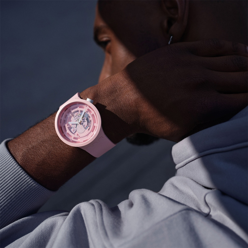 Orologio Swatch big bold Unisex C-PINK COLLEZIONE BIOCERAMIC SB03P100 |  Gioiell