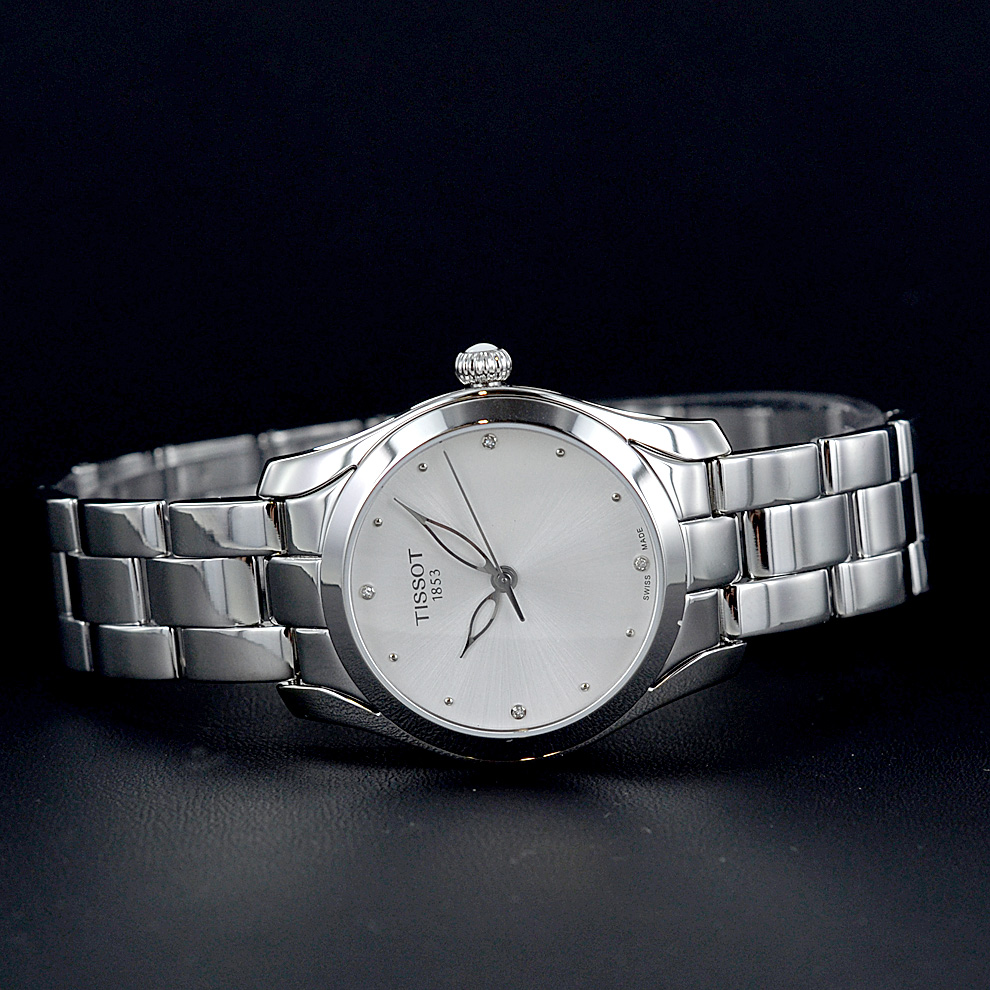 Orologio Tissot da donna T-WAVE diamanti silver T112.210.11.036.00 |  Gioielloro
