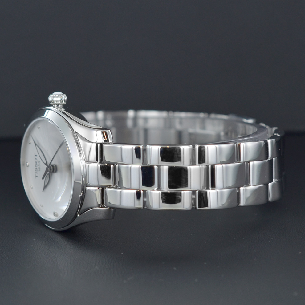 Orologio Tissot da donna T-WAVE diamanti silver T112.210.11.036.00 |  Gioielloro