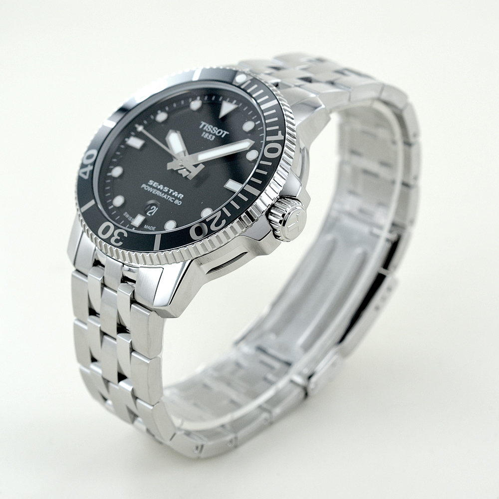 Orologio uomo Tissot Seastar 1000 Powermatic 80 T120.407.11.051.00 Gioielloro