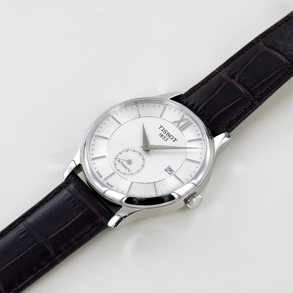 Orologio Tissot Uomo Tradition automatic small second T063.428.16.038.00 |  Gioi