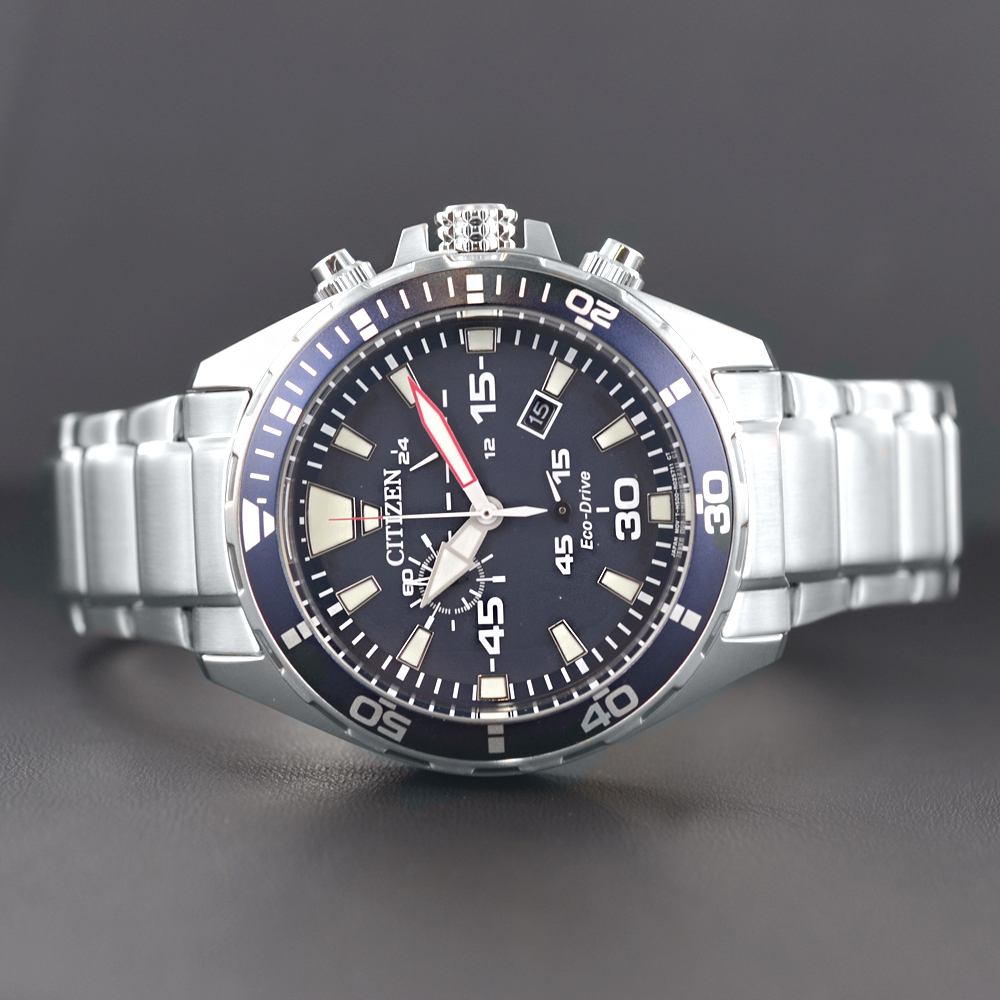 OROLOGIO UOMO CITIZEN AT2431 87L MARINE CHRONO BLU Gioielloro La tua gio