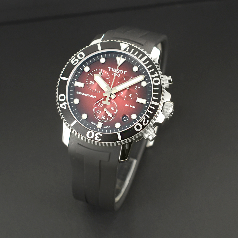 OROLOGIO uomo TISSOT SEASTAR 1000 CHRONOGRAPH T120.417.17.421.00 |  Gioielloro.i