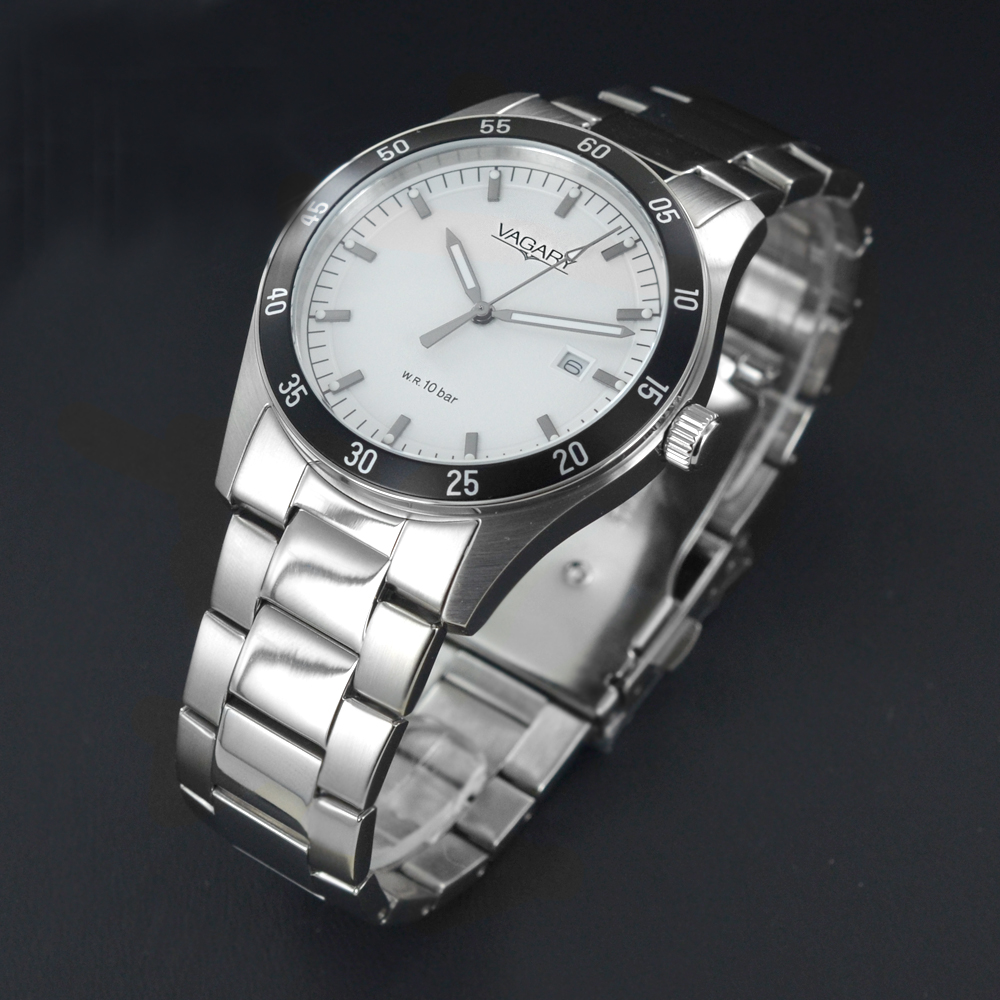 Orologio Vagary da uomo bianco e nero solo tempo IB8-119-11 | Gioielloro.it  - L