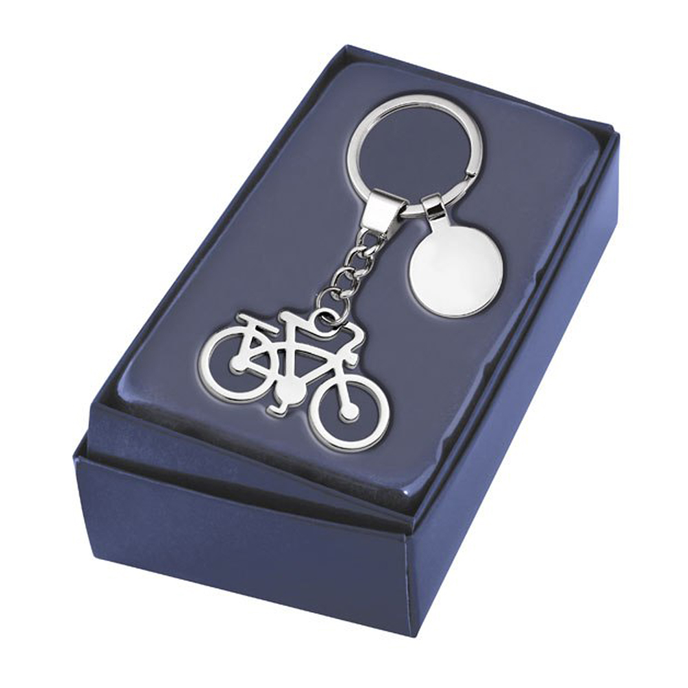 Portachiavi argentato Bicicletta Bike   - La tua gioielleria  onli