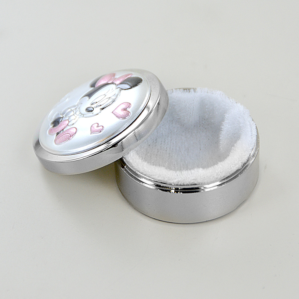 Brillibrum Flyer scatola dentino ricciolo placcato argento scarpa ginnastica bambina regalo battesimo - Scatola riccioli senza incisione