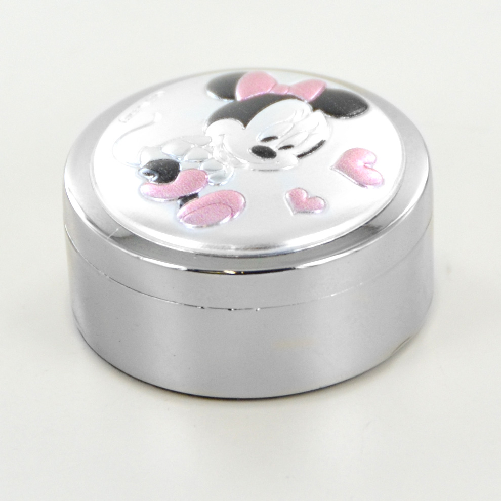 Brillibrum Flyer scatola dentino ricciolo placcato argento scarpa ginnastica bambina regalo battesimo - Scatola per denti da Latte - con incisione fino a 15 lettere