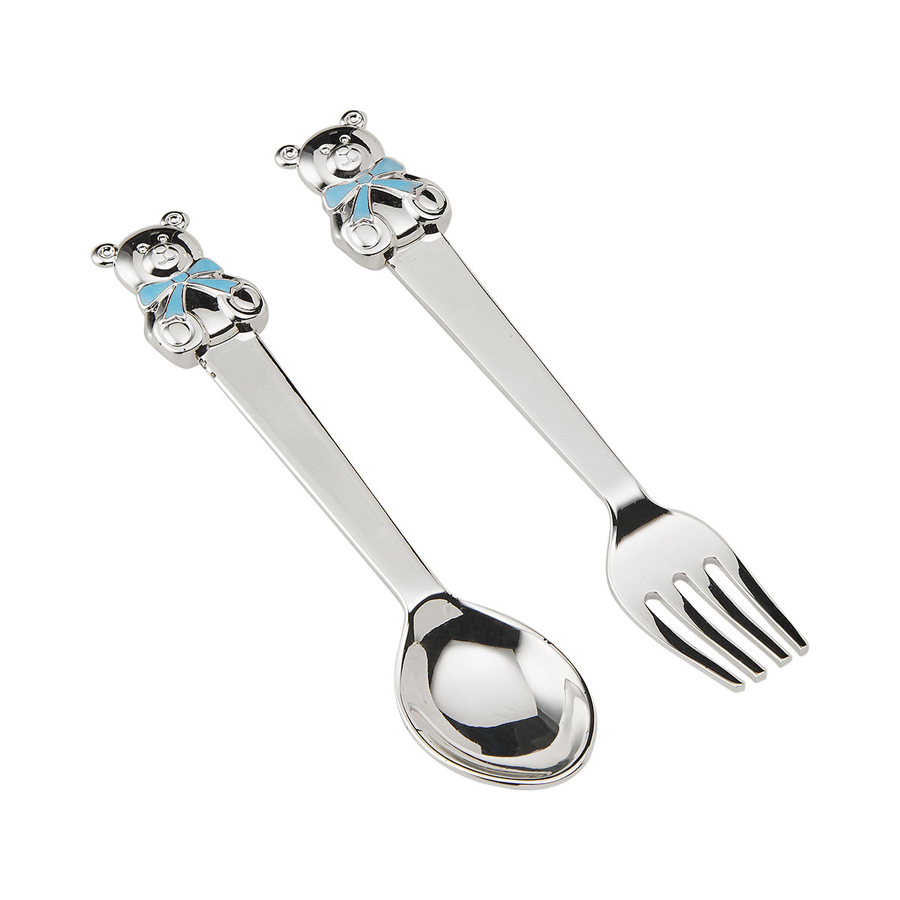 Set Posate Bambini 12 Pezzi In Acciaio Inox Herogo - 4 Coltelli, 4 Forchette, 4 Cucchiai - Lavabili In Lavastoviglie - 3